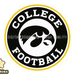 Lowa HawkeyesRugby Ball Svg, ncaa logo, ncaa Svg, ncaa Team Svg, NCAA, NCAA Design 138