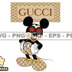 Cartoon Logo Svg, Mickey Mouse Png, Louis Vuitton Svg, Fashion Brand Logo 12