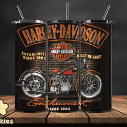 Harley Tumbler Wrap,Harley Davidson PNG, Harley Davidson Logo, Design by Cookies 37