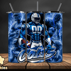 Indianapolis ColtsTumbler Wrap, NFL Logo Tumbler Png, Nfl Sports, NFL Design Png, Design by Cookies-14