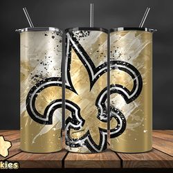 New Orleans SaintsNFL Tumbler Wrap, Nfl Teams, NFL Logo Tumbler Png, NFL Design Png Design by Enloe  08