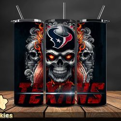 Houston Texans Tumbler Wrap, Logo Tumbler Wraps, NFL Football Teams PNG, Sport Team Tumbler, Logo NFL Tumbler, Design b