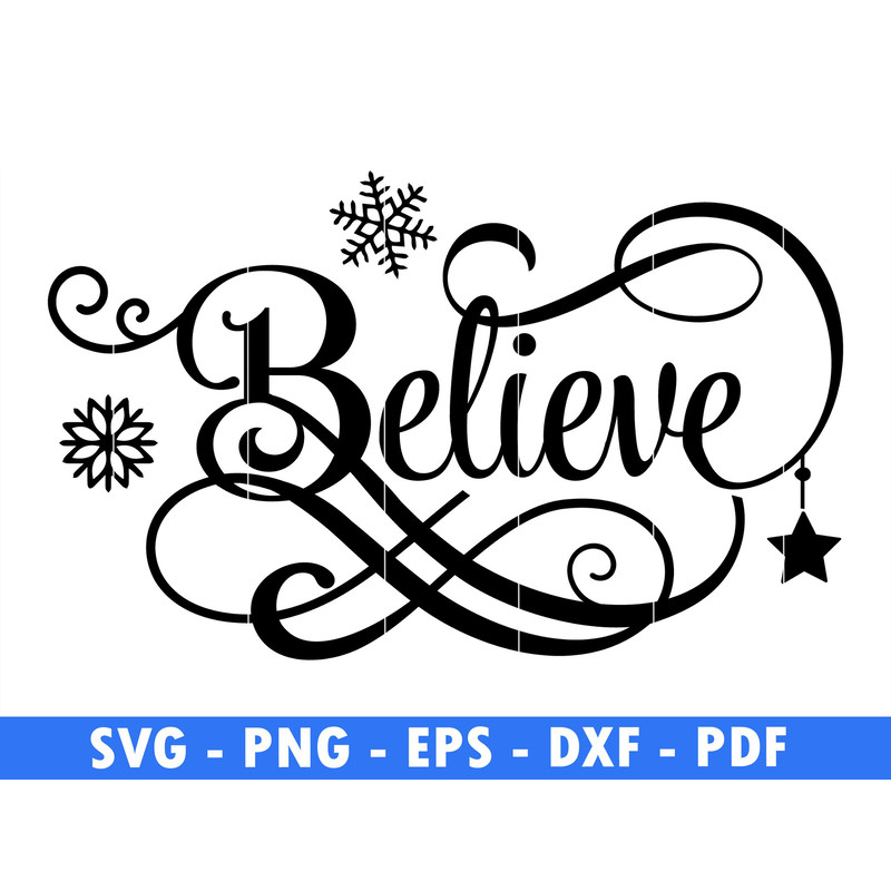 Believe Winter Cut Files For Cricut Christmas Svg Santa Png Christmas Quote Svg Funny Quotes Svg Sn 0