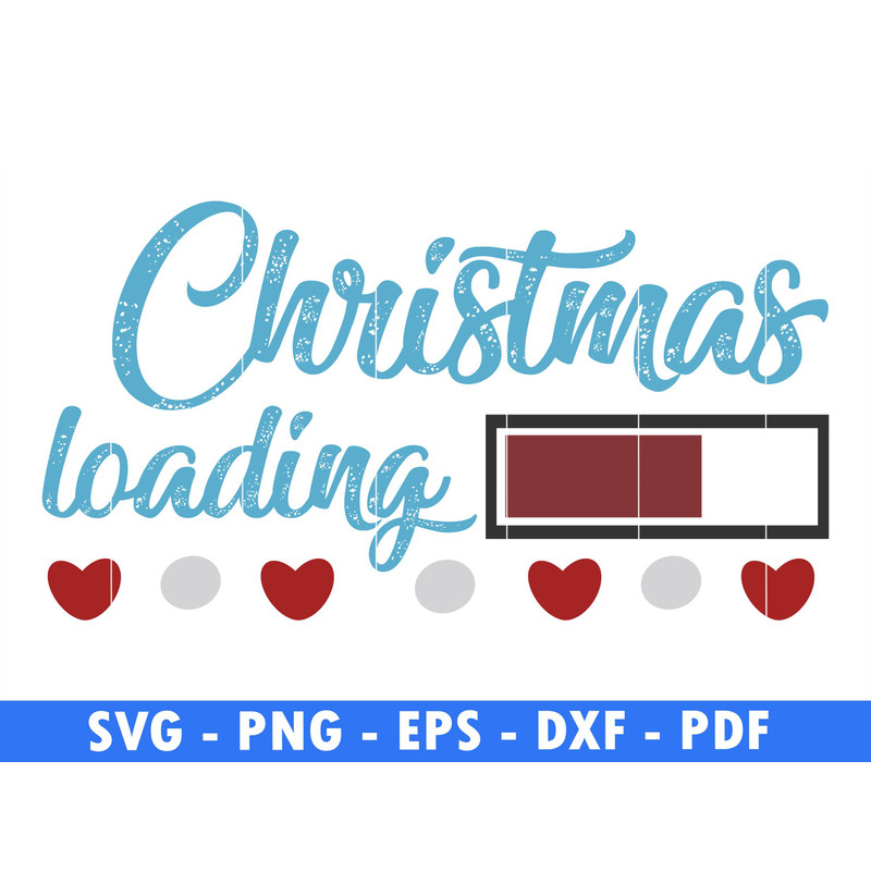 Christmas Loading Winter Png Files For Cricut Christmas Svg Santa Png Love Png Romantic Scene Svg F 0