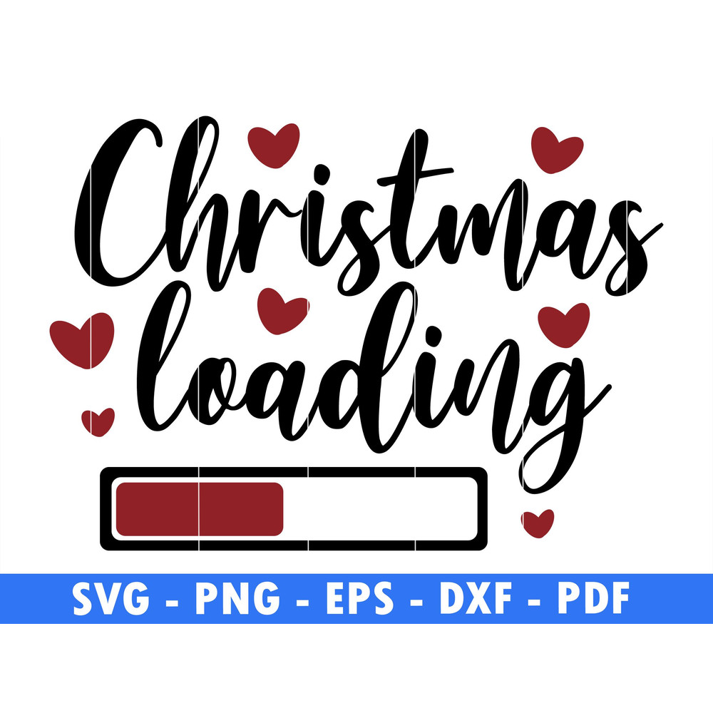 Christmas Loading Winter Svg Files For Cricut Christmas Svg Love Png Romantic Scene Svg File For Do 0