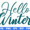Hello Winter Winter Scene Svg Magical Christmas Scene Santa Reindeer Png Funny Quotes Svg Snowman P 0