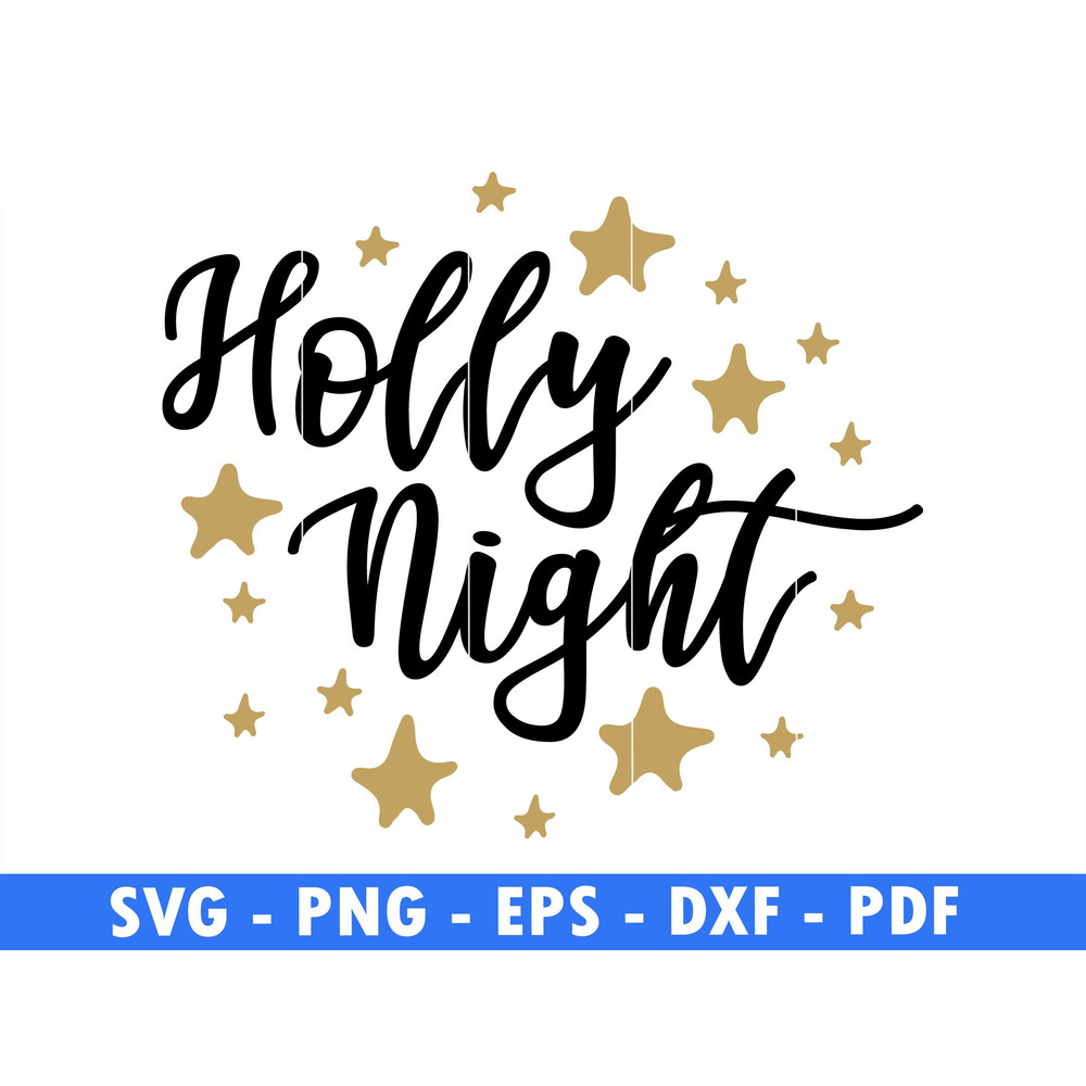 Holly Night Snow Flake Svg Cut File Christmas Clipart Download Star Png Instant Digital Download Pn 0
