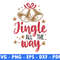 Jingle All The Way Bell Png Winter Svg Files For Cricut Christmas Png Santa Svg Santa Reindeer Cut  0