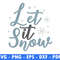 Let It Snow Winter Scene Png Magical Christmas Scene Santa Reindeer Svg Christmas Svg Snow Png Inst 0