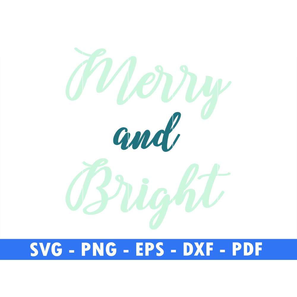 Merry Bright Winter Scene Svg Magical Christmas Scene Santa Reindeer Svg Christmas Png Christmas Q 0