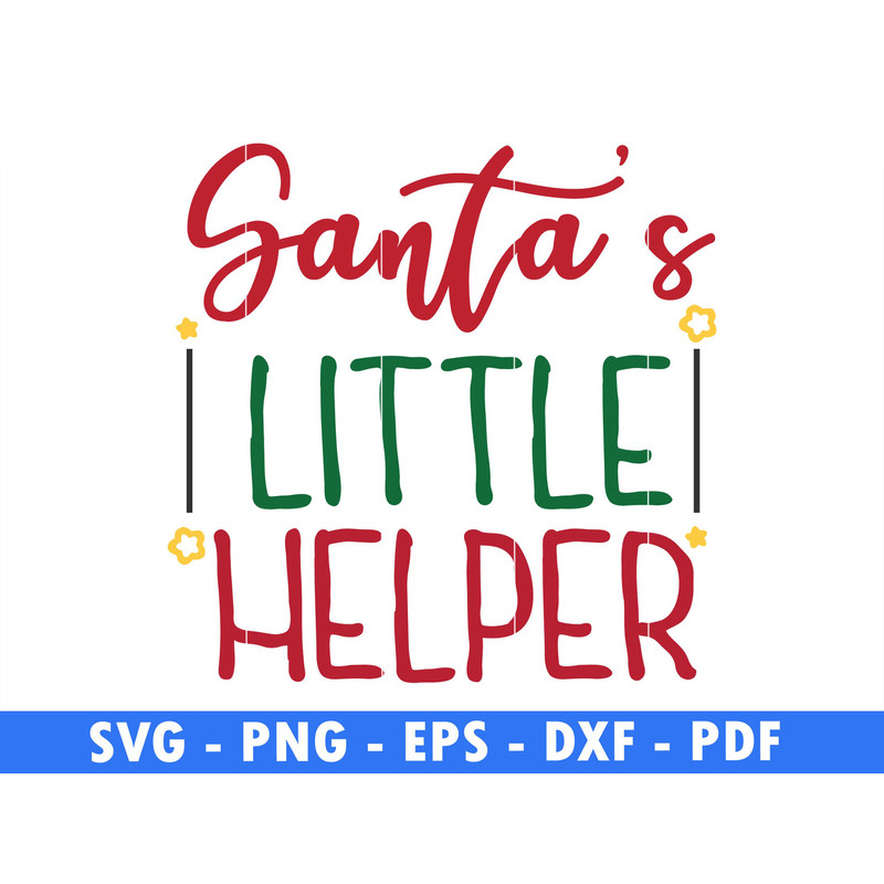 Santss Little Helper Winter Svg Files For Cricut Christmas Cut File Santa Png Snow Flake Svg Cut Fi 0