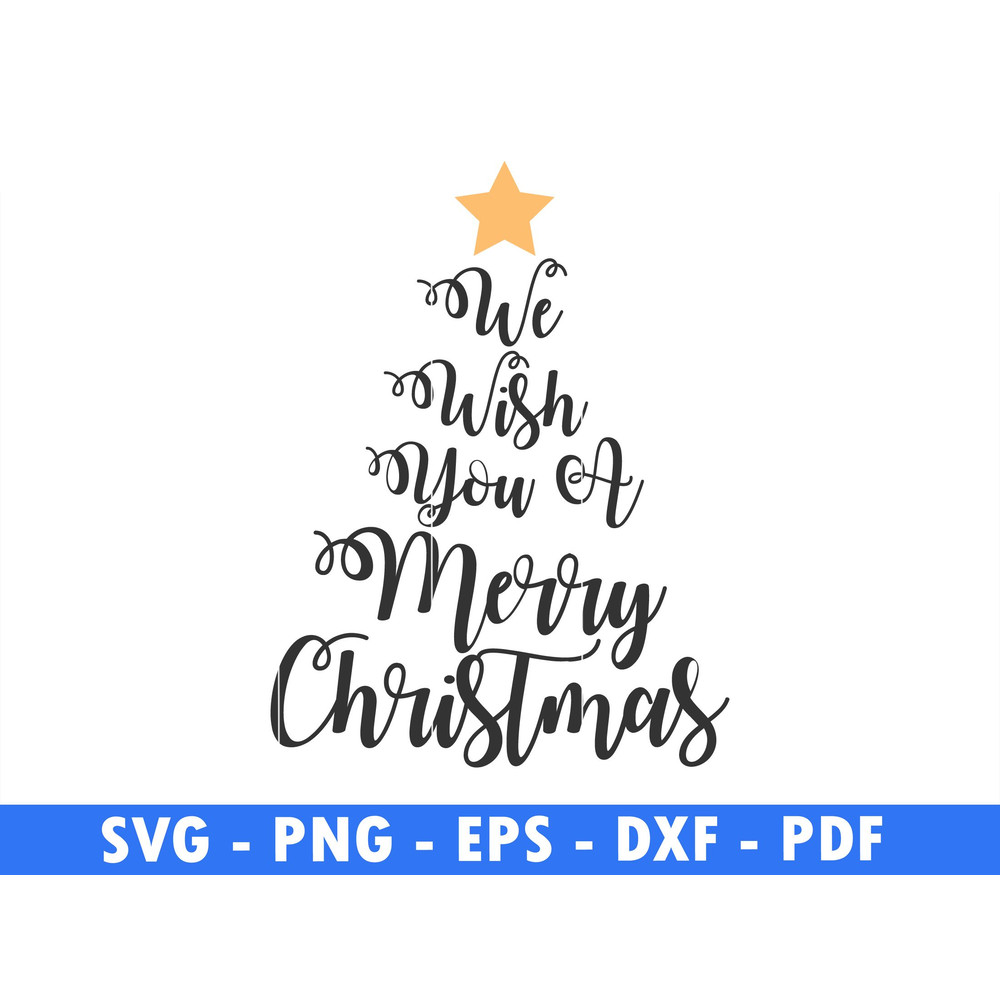 We Wish You A Merry ChristmasWinter Scene Svg Magical Christmas Scene Santa Reindeer Svg Instant Di 0