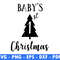 Babys 1st Christmas Winter Scene Svg Magical Christmas Scene Cute Stylish Png File Instant Digital 0