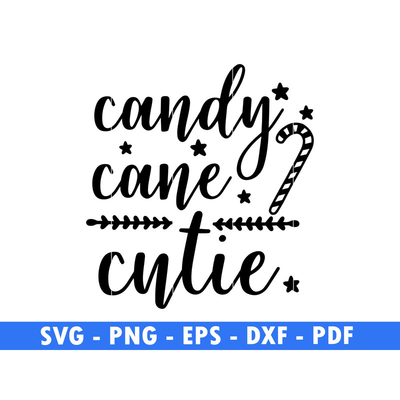Candy Cane Cutie Winter Svg Files For Cricut Christmas Png Santa Svg Cane Png File Instant Digital 0