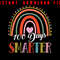 100 Days Smarter Smarter 100 Days 100 Days Of School Smart Png Design File Instant Digital Download 0
