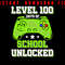100 Days Of School Level 100 Days Of School Unlocked Gaming Controller Png File Download Now Visit 0