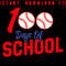 100 Days Of School Base Ball Png Happy 100 Days Of School Instant Digital Download Png File 0