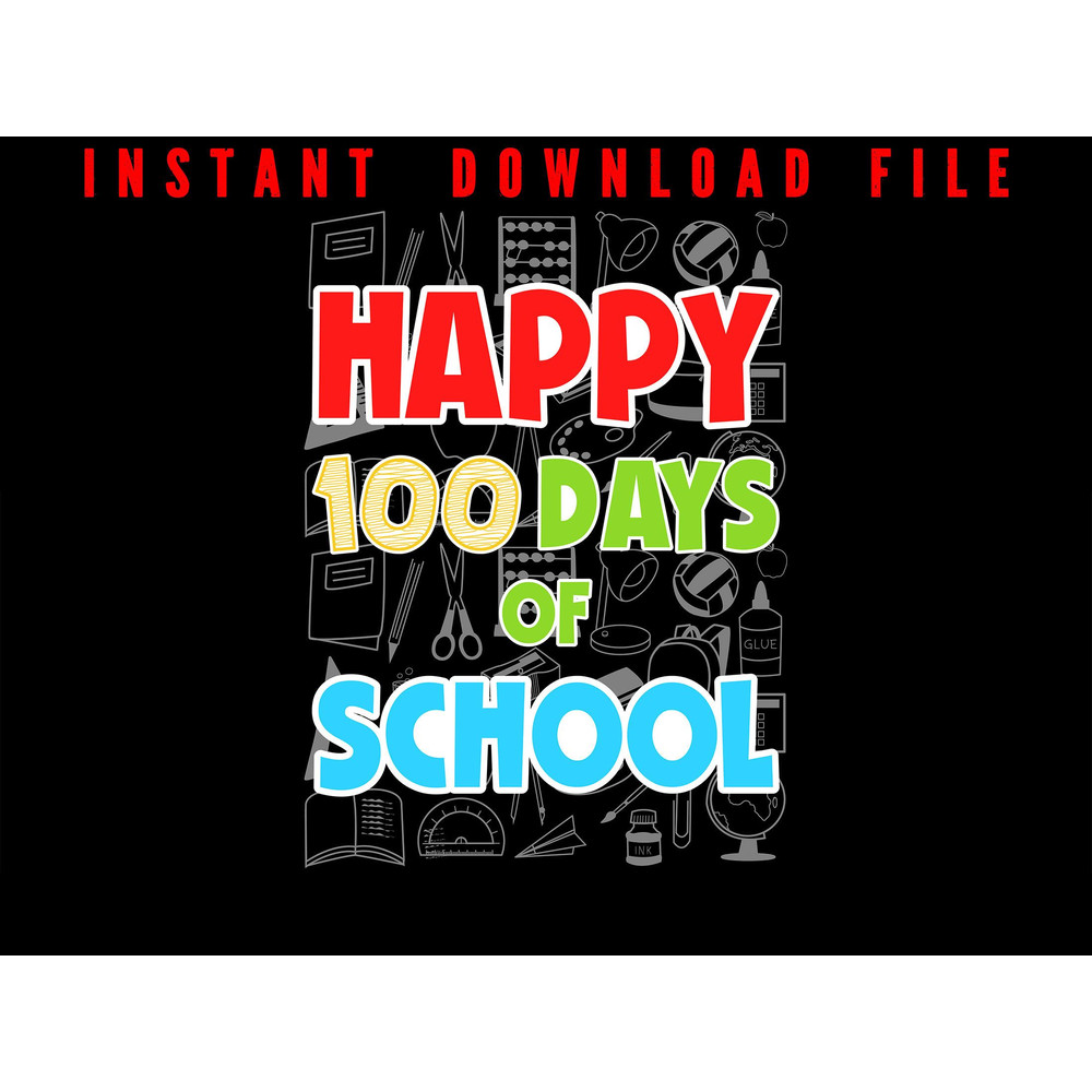 Happy 100th Day Of School 100 Days Smarter Perfect Gift Idea For The 100 Days Of School Celebrati 0