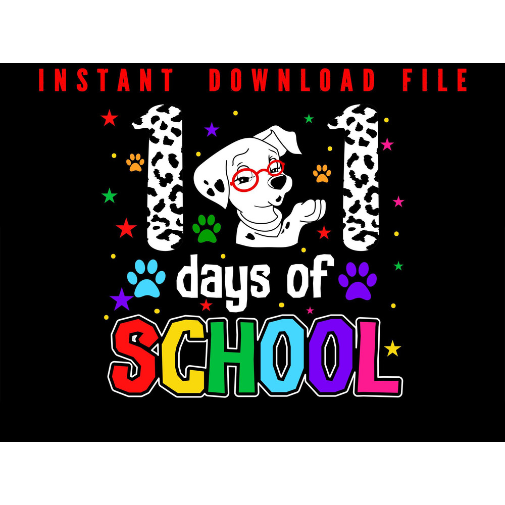 101 Days Of School  Happy 101 Days Of School  101 Days Of School Cute Dog Design  Happy 100 Days Of 0