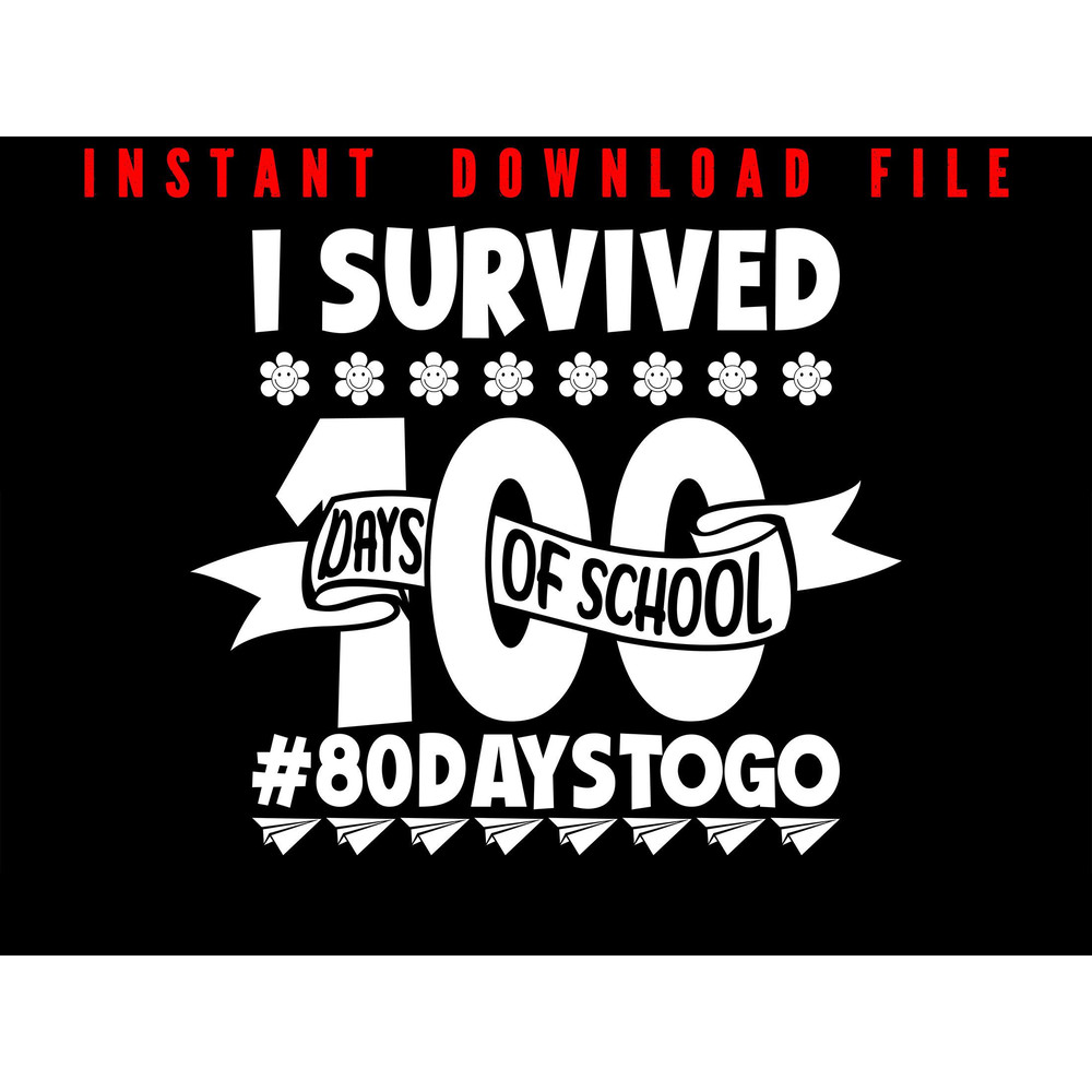 I Survived 100 Days Of School Hundred Day Of School 100 Days Of School Happy 100 Days Of School 0