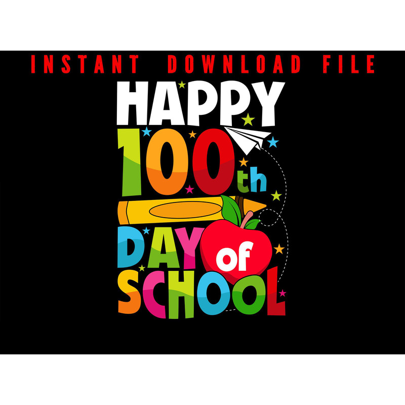 100 Days Of School Happy 100th Day Of School Student Gifts 100 Days Of School Teacher Parents For 0