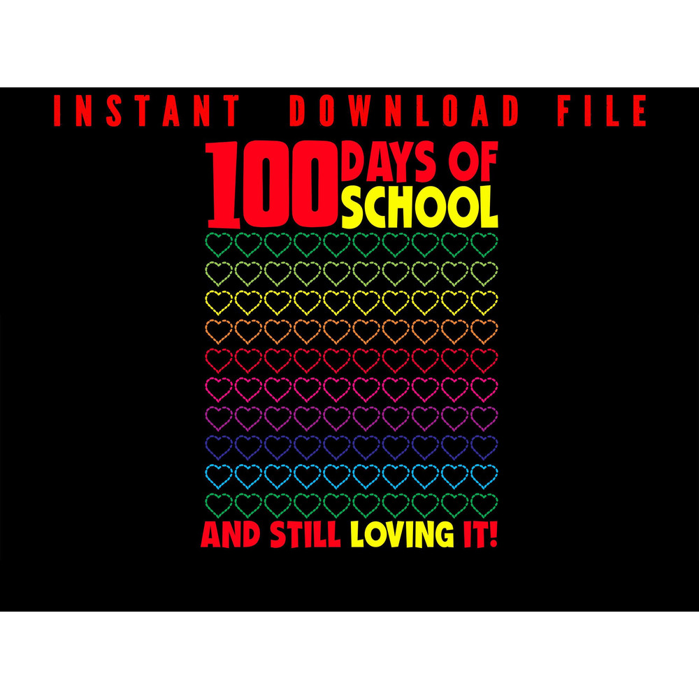 100th Day Of School Happy 100th Day Of School Design 100th Day Of Schoo And Still Loving It Cele 0