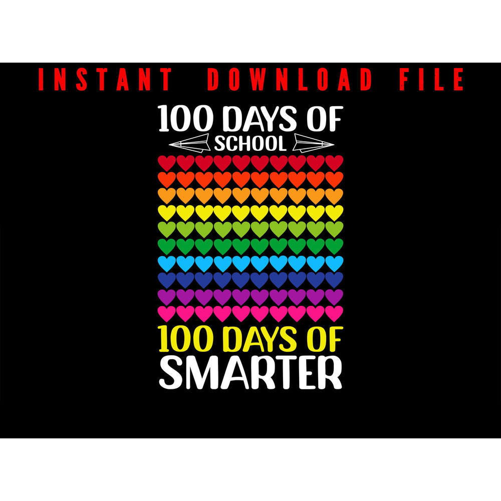 100 Days Of Smarter 100 Days Of School Happy 100th Day Of School 100th Day Of School Design For 0