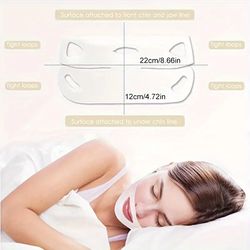 5pcs Double V Line Facial Mask, Lifting And Firming Skin, Smoothing Nasolabial Folds,