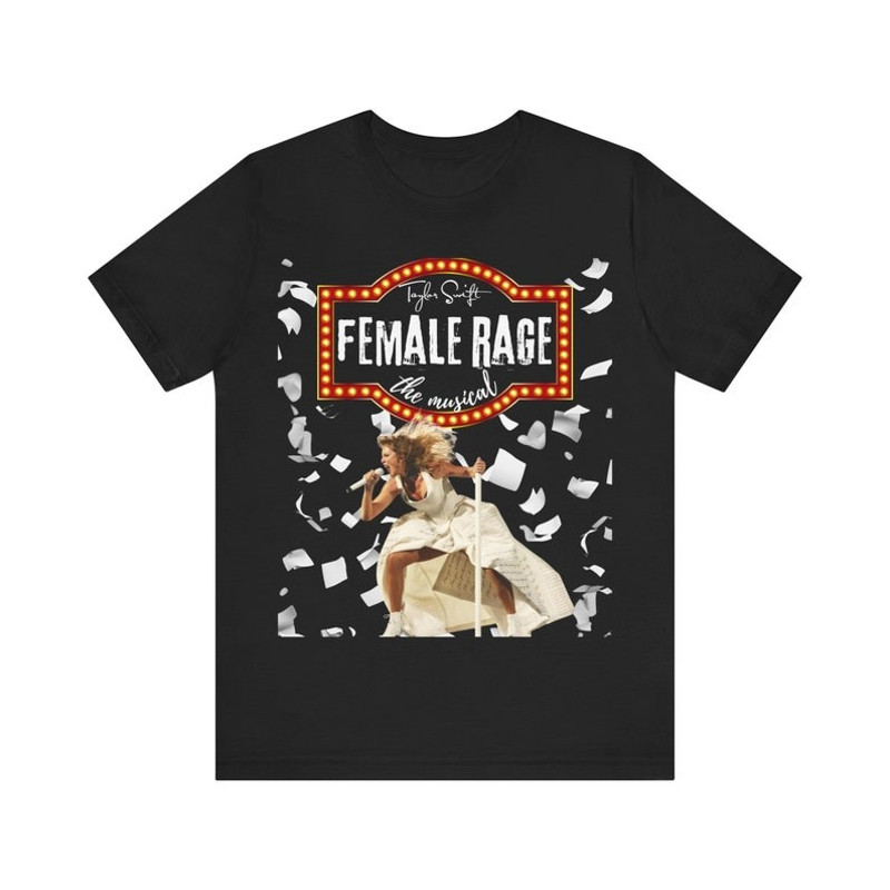 female rage the musical version 1 - Unisex Jersey Short Sleeve Tee.jpg