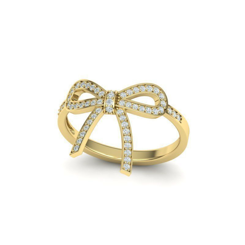 bowknotdiamondringprintable3dmodel3dmodelstl3dm 6jpg