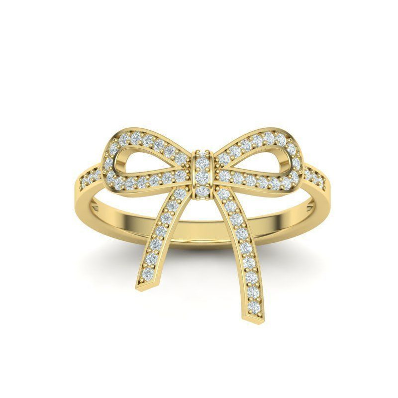 bowknotdiamondringprintable3dmodel3dmodelstl3dm 3jpg