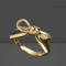 Bow Ring 18K Gold Plating FinishRing Cute Ribbon Statement Ring Perfect Jewelry For Women Minimal B 3