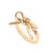 Bow Ring 18K Gold Plating FinishRing Cute Ribbon Statement Ring Perfect Jewelry For Women Minimal B 5