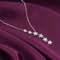 Star Lariat Necklace  Asymmetric Y Shape Drop Star Pendant  Zircon Gemstones  1