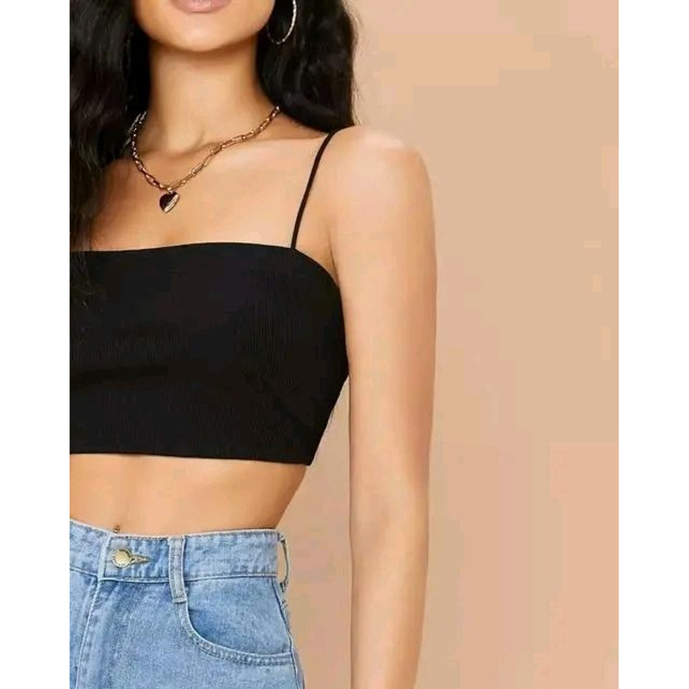 White Crop Cami Tank Top For Women Crop Top Summer Top 7