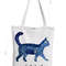 Cat Bags Printed Reusable Shopping Bag Canvas Tote Bag 0