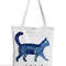 Cat Bags Printed Reusable Shopping Bag Canvas Tote Bag 3