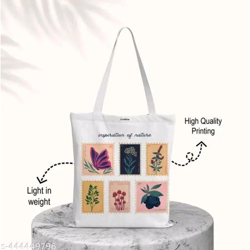 Printed Reusable Shopping Bag Canvas Tote Bags Shopping 1