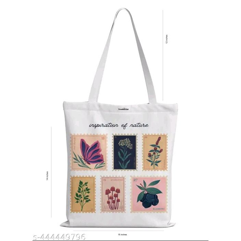 Printed Reusable Shopping Bag Canvas Tote Bags Shopping 2