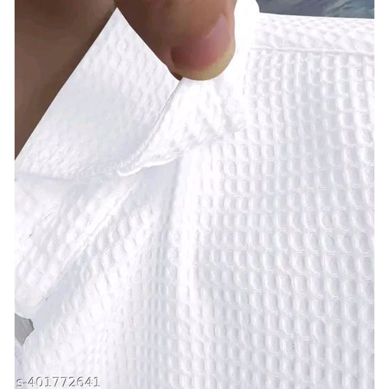 WAFFLE TEXTURE LONG SLEEVE SHIRT 3