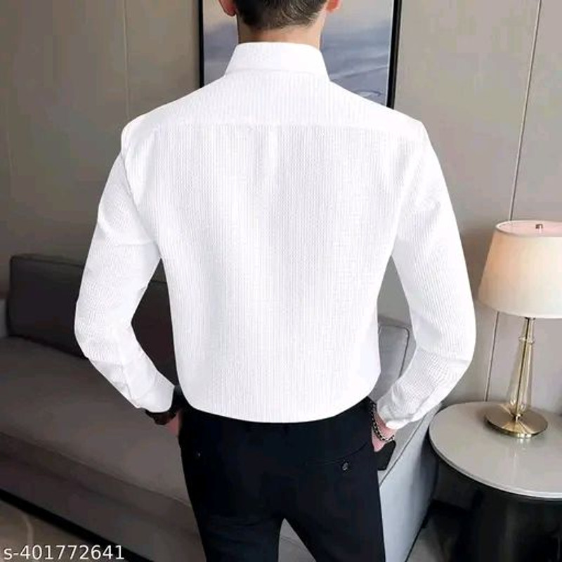 WAFFLE TEXTURE LONG SLEEVE SHIRT 2