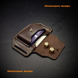 Leather belt wallet / Belt wallet / custom belt wallet.