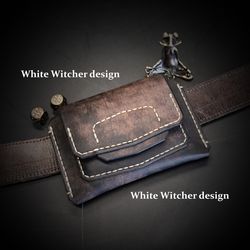 Custom leather wallet / leather ID card wallet / Leather belt wallet.