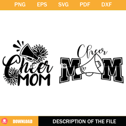 Cheer Mom SVG Bundle, Cheer Life SVG , Cheerleading SVG,NFL svg, NFL foodball
