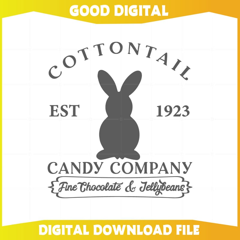 Cottontail Candy Company Easter SVG Graphic Designs Files.jpg