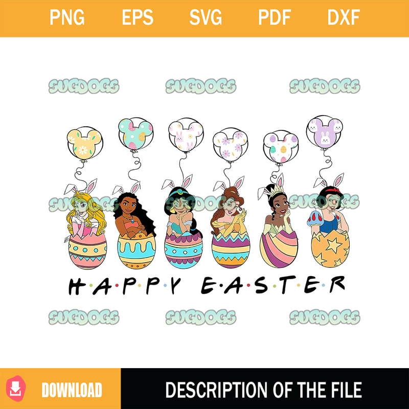 Disney Princess Bunny Happy Easter Egg PNG, Princess Mickey | Inspire ...