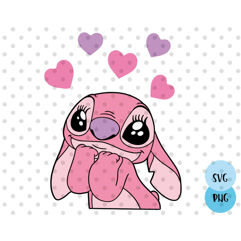 Angel in Love SVG, Stitch in Love Svg.jpg