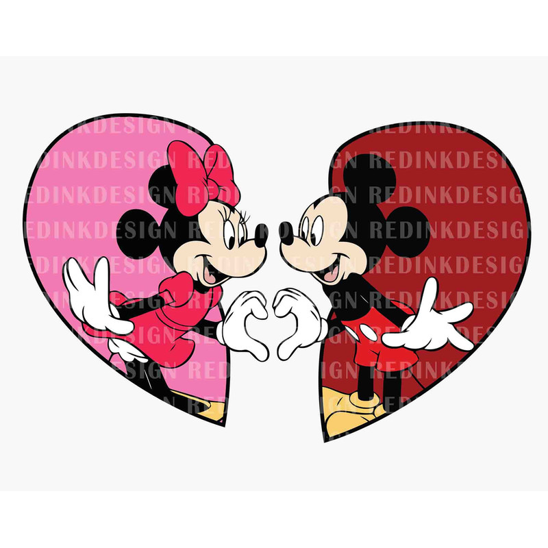 Bundle Happy Valentine's Day SVG, Valentines Day Svg, Couple Mouse Love Svg, Couple Heart Svg, Lover Svg, Magical Valentine Svg, Png File.jpg
