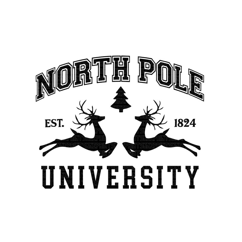 north pole university svg, north pole university svg png,north pole university svg with sled,north pole university png, northpole university 1.jpg