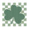 St Patricks Checkered Clover svg, checkered shamrock svg, shamrock n roll shirt, lucky shamrocks clovers heart cute st patrick's day t-shirt.jpg